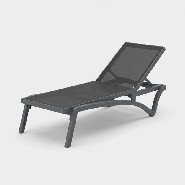 Tumbona de jardín PACIFIC- Apilable- Varios colores-... 2