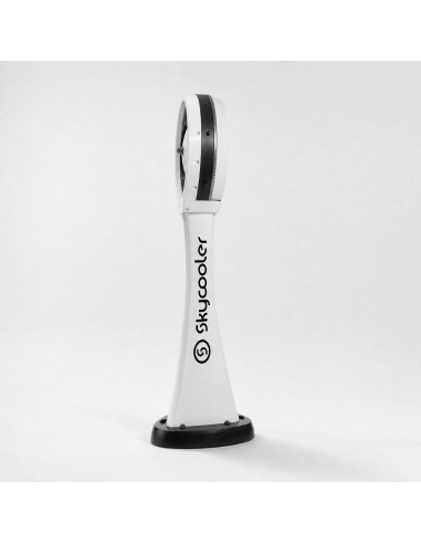 Skycooler Mobile Unit blanco — perfil lateral climatizador exterior premium diseño premium terraza