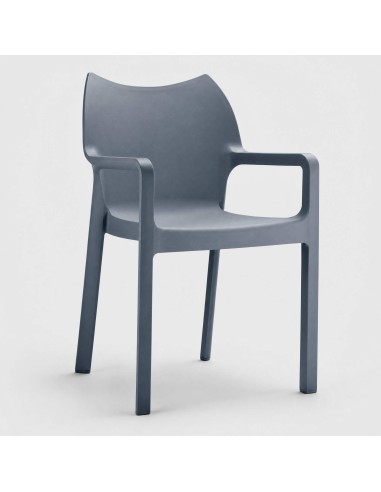 Silla de jardín DIVA- Apilable-...