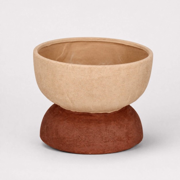 Jarrón macetero decorativo NOMADA- Terracota natural- 25...