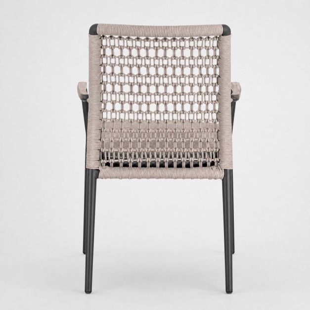 Silla de jardín apilable NATANIA- Color camel- Terrazza®... 2