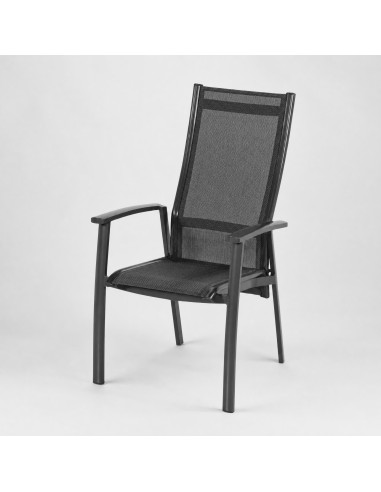 Silla de jardín multiposición ALICE AIRPUM vista lateral