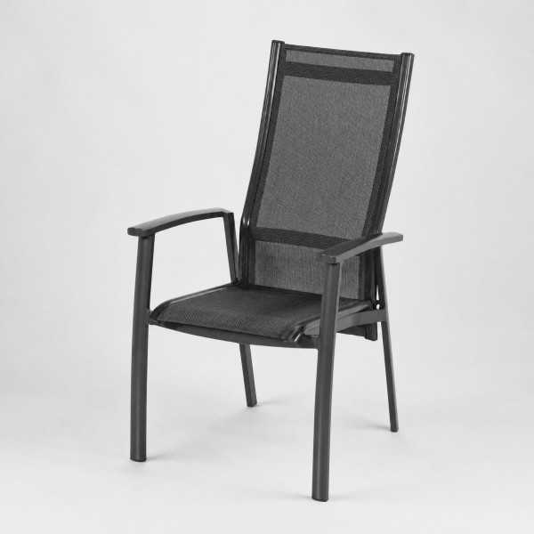 Silla de jardín multiposición ALICE AIRPUM vista lateral