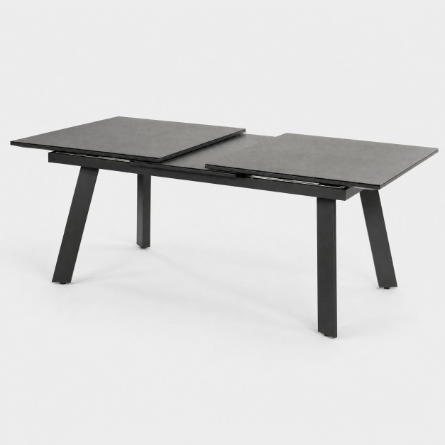 Mesa de jardín extensible EASY- 180/240x100 cm vista lateral 2