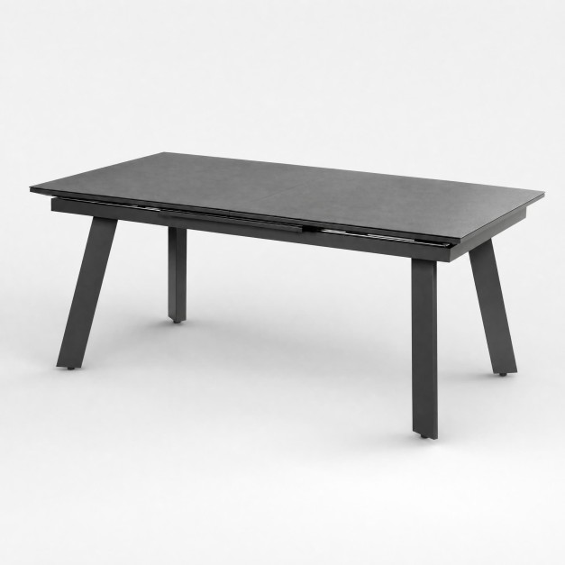Mesa de jardín extensible EASY- 180/240x100 cm vista lateral