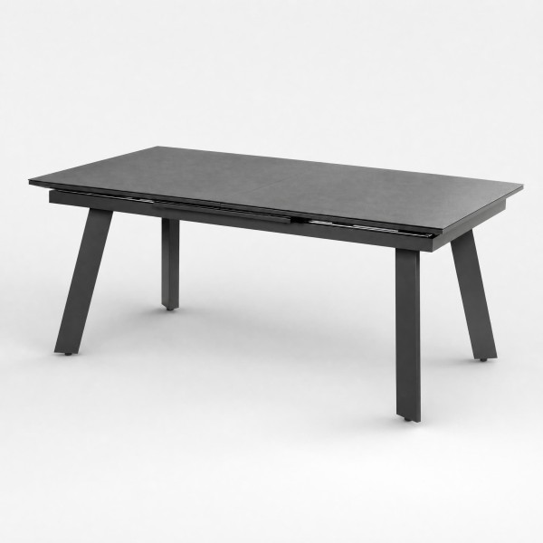 Mesa de jardín extensible EASY- 180/240x100 cm vista lateral