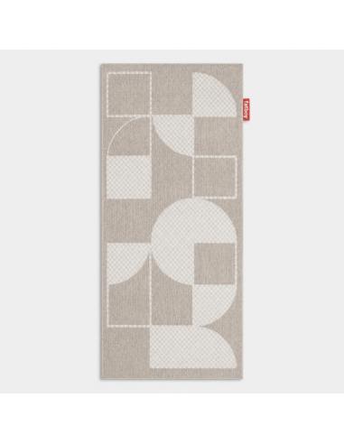 Alfombra exterior CATWALK  JIGSAW 80x200 cm. color crema/blanco Fatboy®