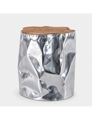 Mesa auxiliar redonda CUBIK- 35 cm Ø-...