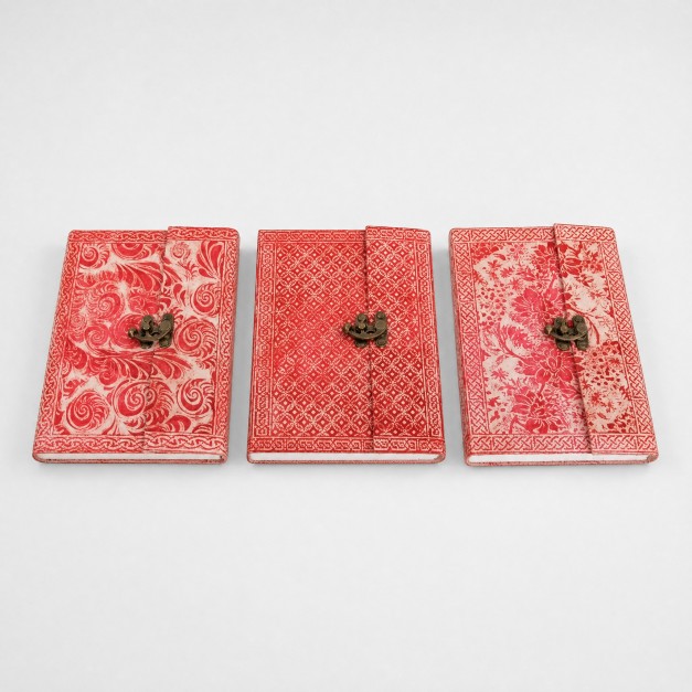 Cuaderno de viaje impresión de arte L RED Raw Materials®