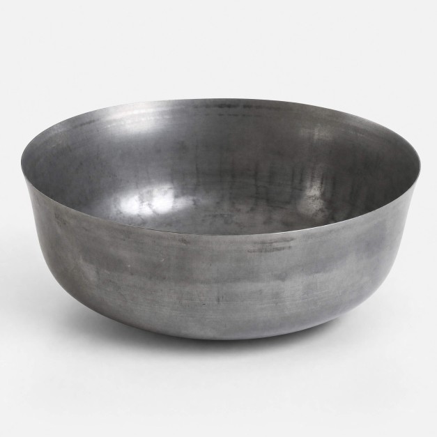 RAW MATERIALS® fuente de acero inoxidable pequeña Ø 10,5 cm.