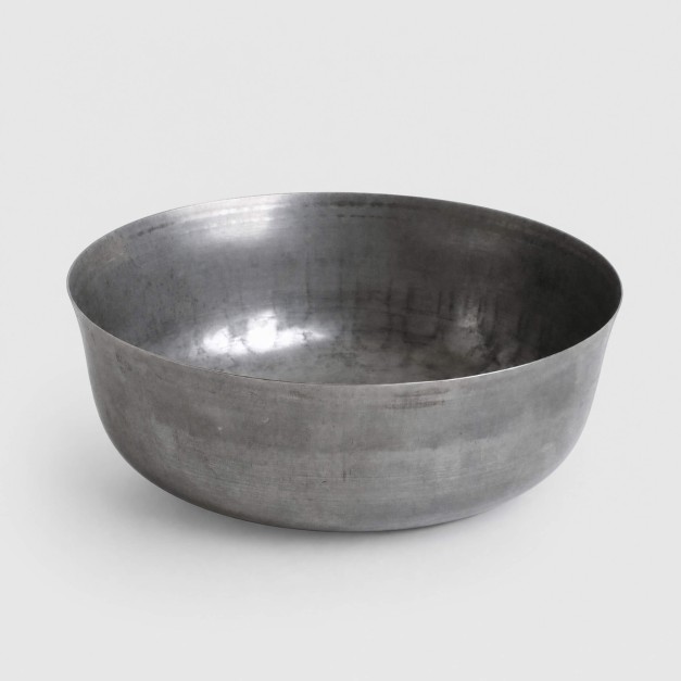 RAW MATERIALS® fuente de acero inoxidable mediana Ø 13 cm.
