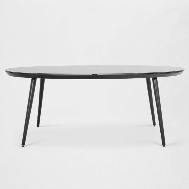 Hartman ® SUSAN Mesa de jardín  200 X 100 cm negro