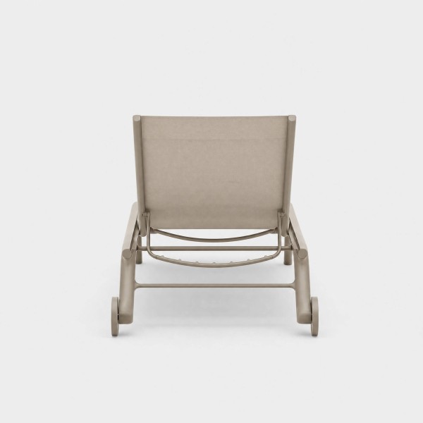 Tumbona de jardín AFRICA de exterior color taupe Vondom®