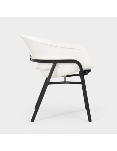 Silla de jardín ajustable TUBB- color blanco - Hartman ® vista lateral