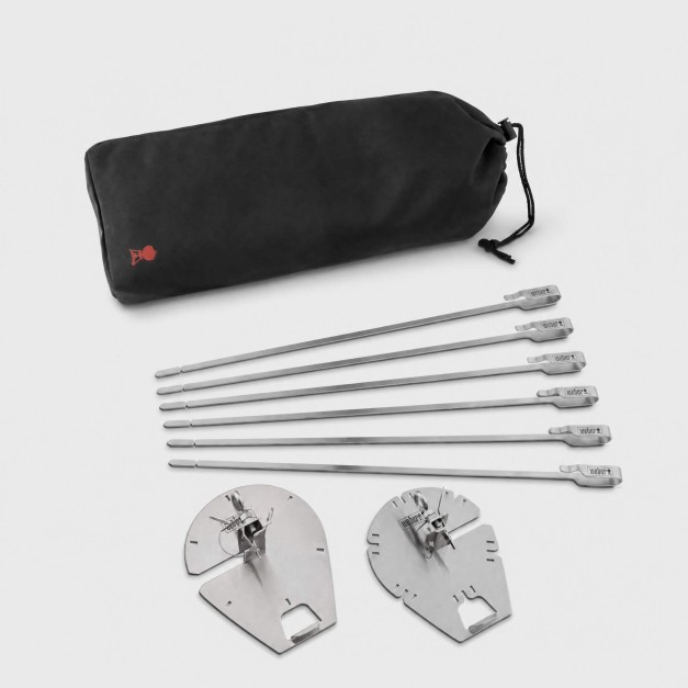 Juego de brochetas para asador giratorio CRAFTED Weber® 2