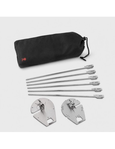 Juego de brochetas para asador...