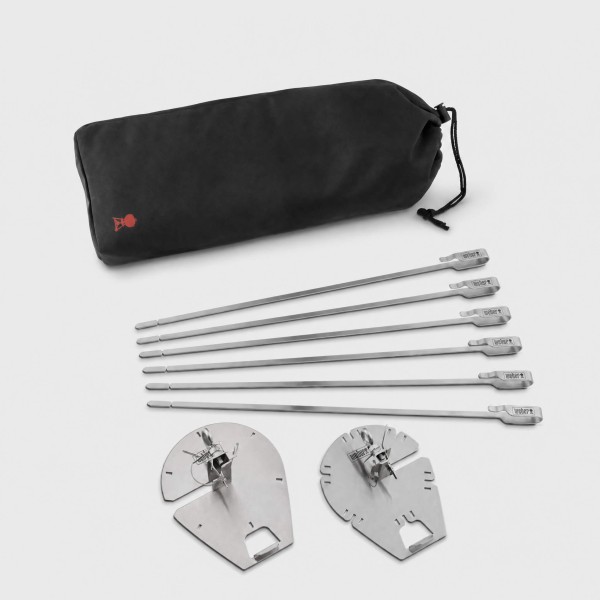 Juego de brochetas para asador giratorio CRAFTED Weber®