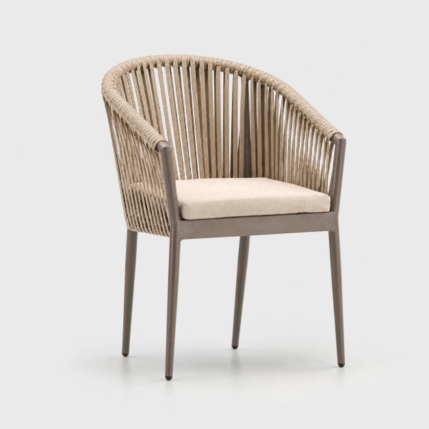 Silla de jardín exterior LAGOA color beige Essentials®