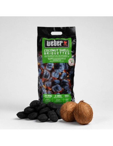Briquetas de Coco 4 kg Weber®