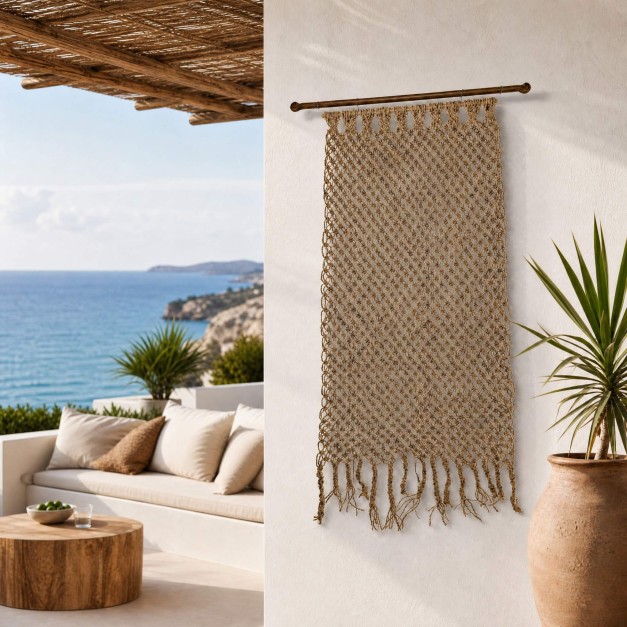 Cortina de exterior- Fibra de coco natural- 1 x 1,75 metros- La Scourtinerie®- Exterior