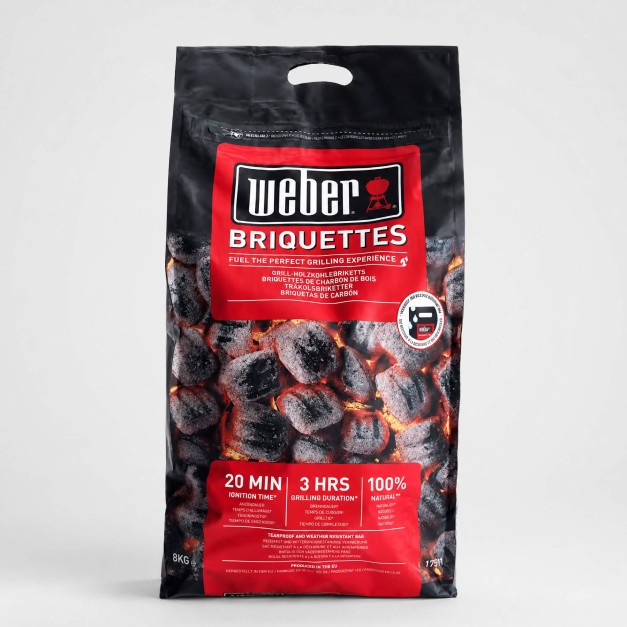 Briquetas para barbacoa de carbón- 8 kg- Weber®