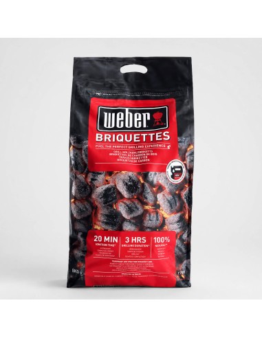 Briquetas para barbacoa de carbón- 8 kg- Weber®