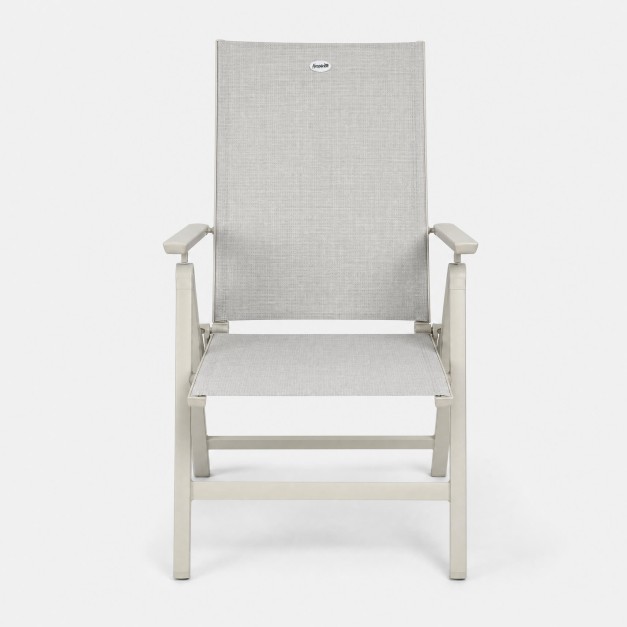 Silla reclinable de jardín ARUBA de exterior color beige...