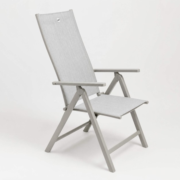 Silla reclinable de jardín ARUBA de exterior en aluminio... 2