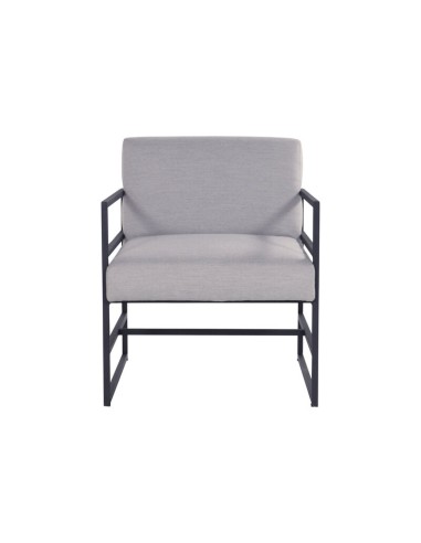 Hartman ® Amsterdam sillón de jardín lounge color negro tapizado Sunbrella ®