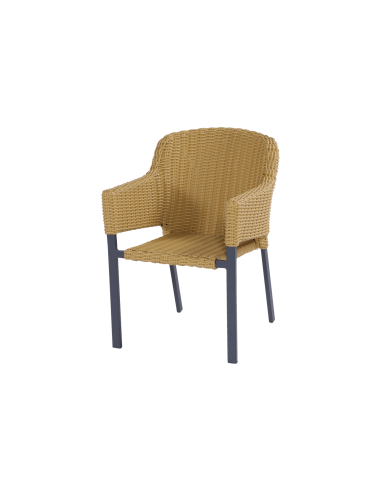 Hartman ® CAIRO silla de jardín color ocre incluye cojín