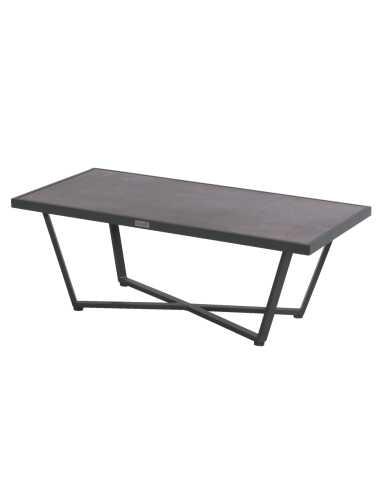 Hartman ® LUXOR mesa de jardín auxiliar (124x64 cm) Color antracita/gris