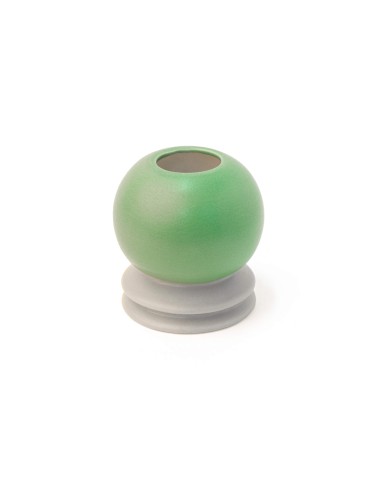 Florero de cerámica tamaño mediano color verde