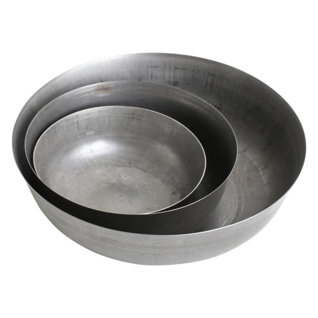 RAW MATERIALS® fuente de acero inoxidable grande Ø 18 cm. 2