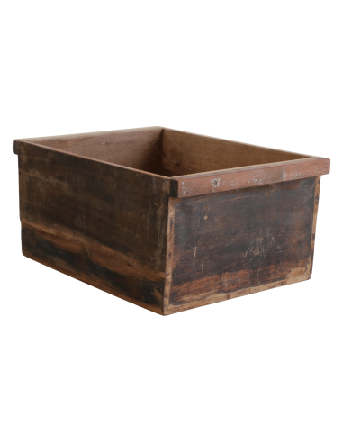 RAW MATERIALS® Caja de madera reciclada FACTORY